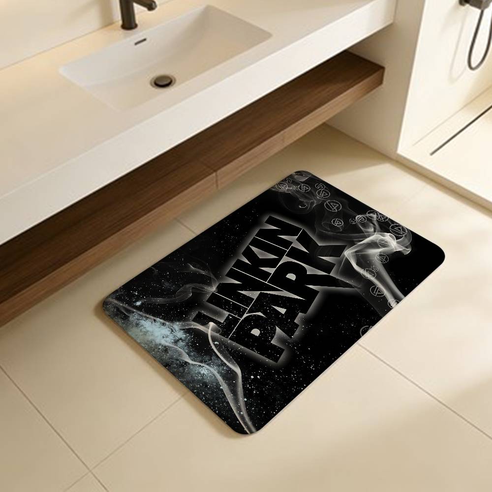 Band L-LinkinS P-Park Singer Door Mat Washable Non-Slip Living Room Sofa Chairs Area Mat Kitchen Doormat Area Rug