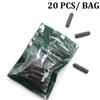 20PCS Carp Fishing Tackle Carp Rig Ring Stopper Fishing Bead Feeder Swivels Ring Rubber Carp Fishing Accessories