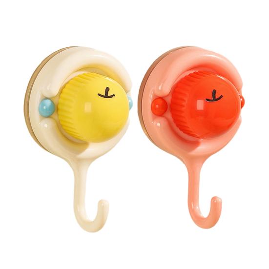 Крючок Присоска с Сильной Несущей Способностью Настенный Крючок Вращающаяся Адсорбция Без Сверления Бесследная Установка Кухонный Крючок для Хранения