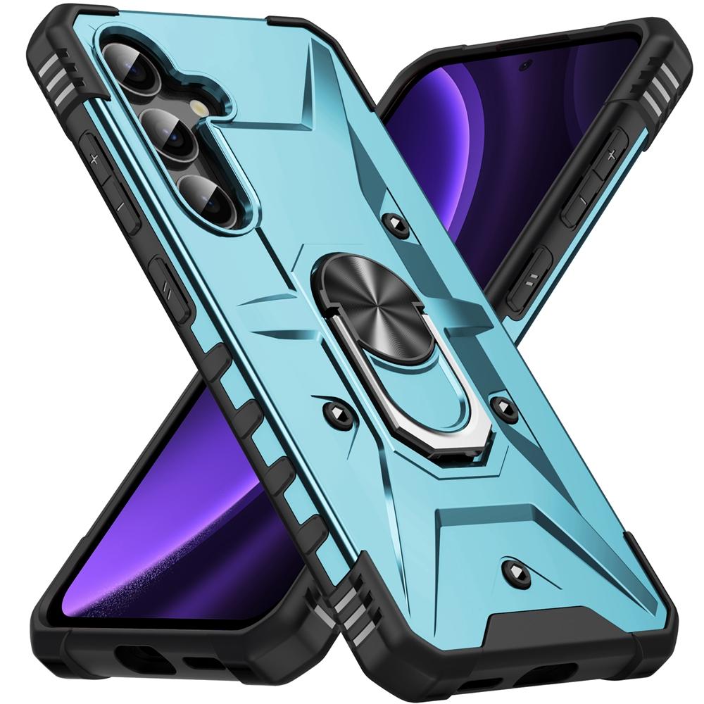 Для Samsung Galaxy A17 5G Чехол Защита Камеры Бронированный Чехол для Телефона для Galaxy A17 A 17 GalaxyA17 Кольцо-Подставка Ударопрочный Funda