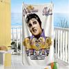 Elvis Presley Personalized Text Beach Towel Quick-Dry Soft Microfiber Suitable for Swimming Gym Camping Yoga Vacation