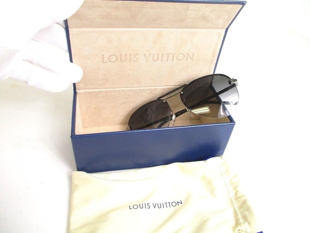 Подлинные солнцезащитные очки LOUIS VUITTON Monogram Eclipse Eye Wear Clockwise Canvas #a439 Восстановленные