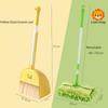 Kids' Mini Broom and Dustpan Set: Baby-Friendly Toy for Sweeping and Mopping