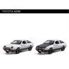 1/32 Toyota  AE86 Toy Car Diecast Miniature Model Pull Back Sound Light Doors Openable Educational Collection Gift Kids A151
