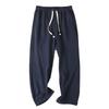 Export Surplus Japanese-Style Terry Cotton Sweatpants for Men and Women, Couple's Retro Solid Color Versatile Straight-Leg Casual Jogger Pants