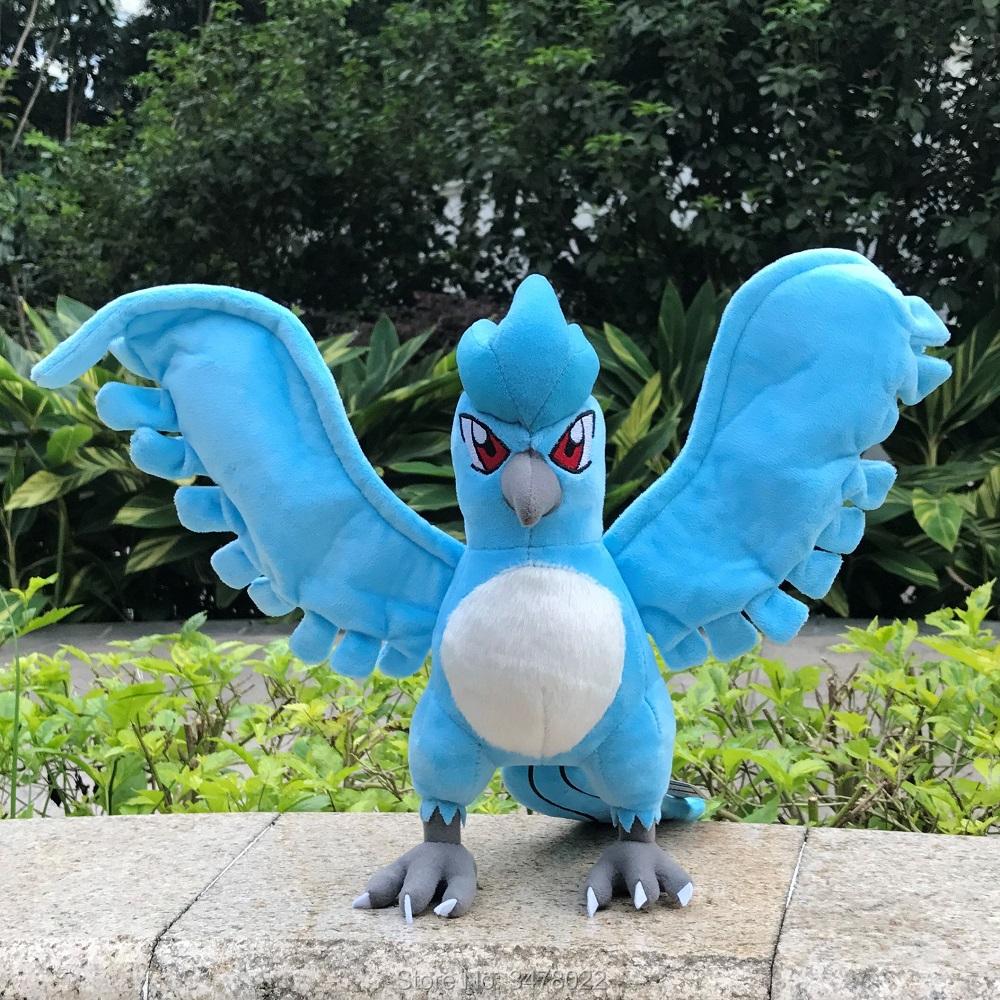 28cm Pokemon Plush Toy Articuno Cartoon Bird Stuffed Animal Soft Doll Xmas Gift