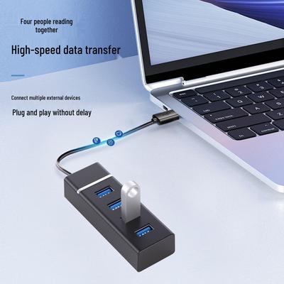 Высокоскоростной многопортовый USB 3.0 хаб Maosheng с вертикальным расширением для ноутбуков и настольных компьютеров