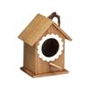 Wall Mounted Wooden Bird House Handmade Bird Breeding Box Hummingbird House  Outdoor Use