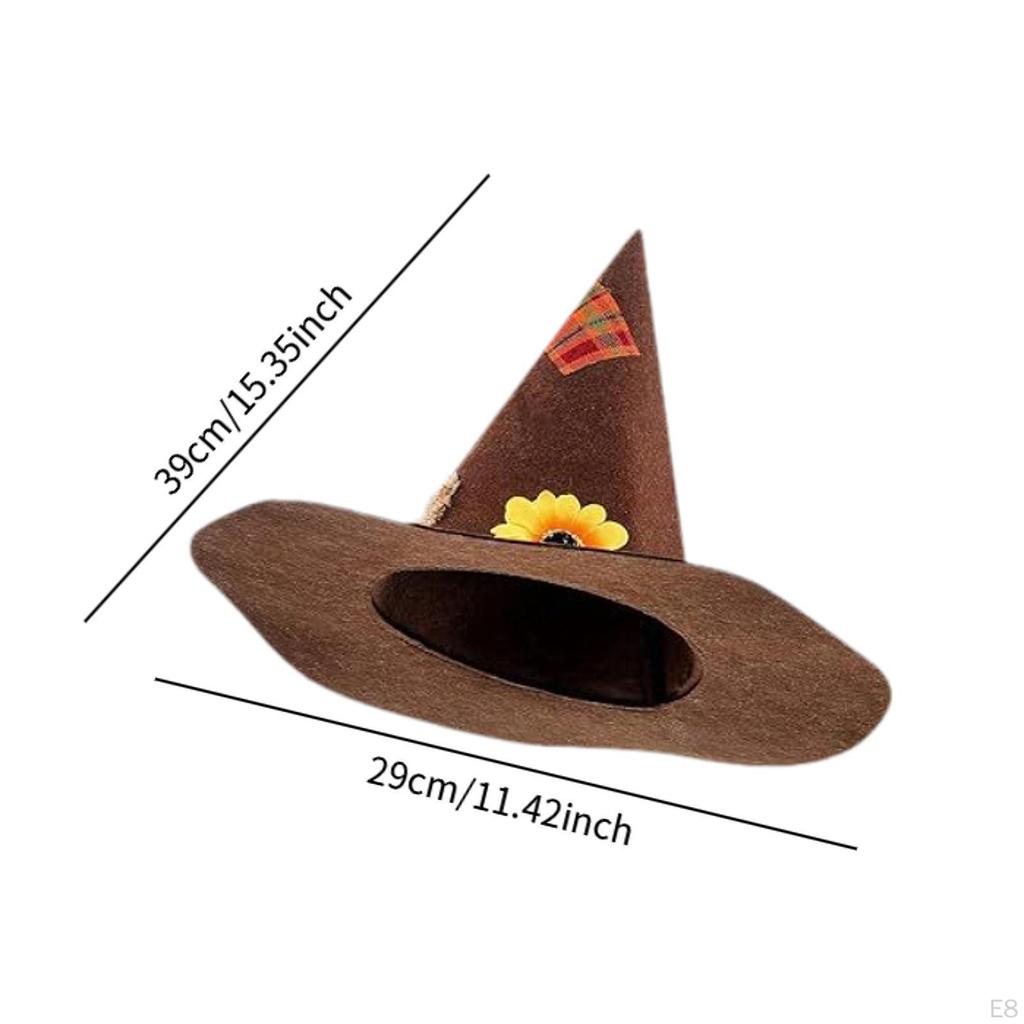 Хэллоуин Шляпа Пугала Новинка Остроконечная для Маскарада Фестиваля Карнавала