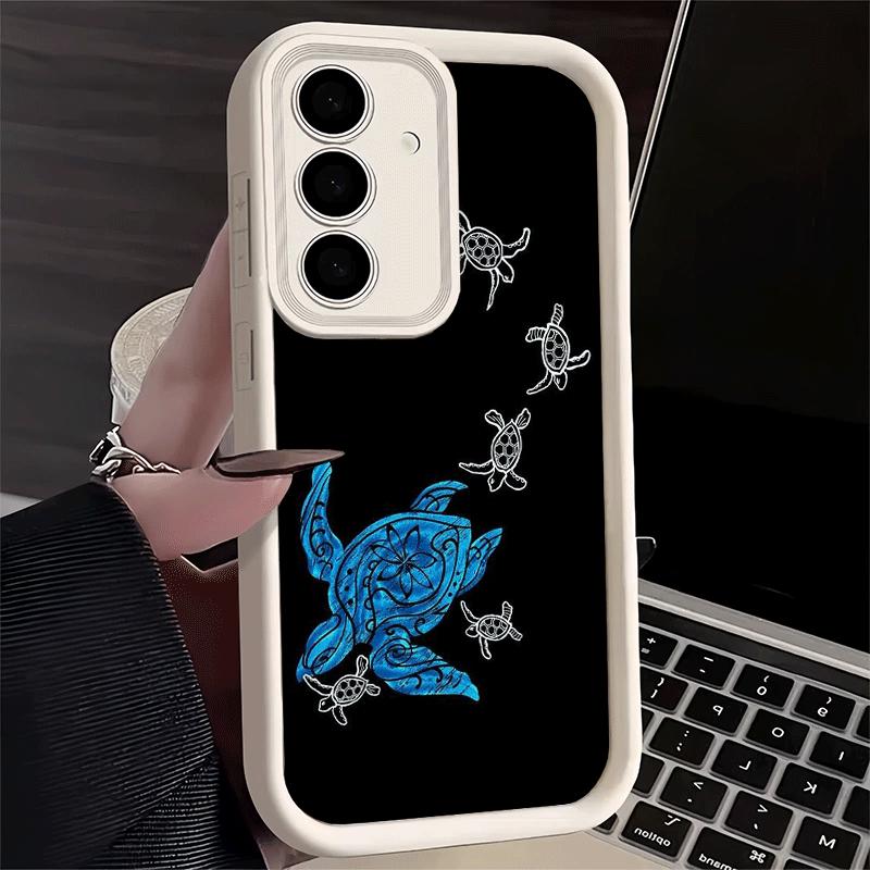 Phone Case for Samsung Galaxy A17 A16 A15 A14 A13 Cartoon Ocean Sea Turtle A56 A36 A26 A55 A35 A25 A54 A34 A24 A53 A33 A23 A07 A