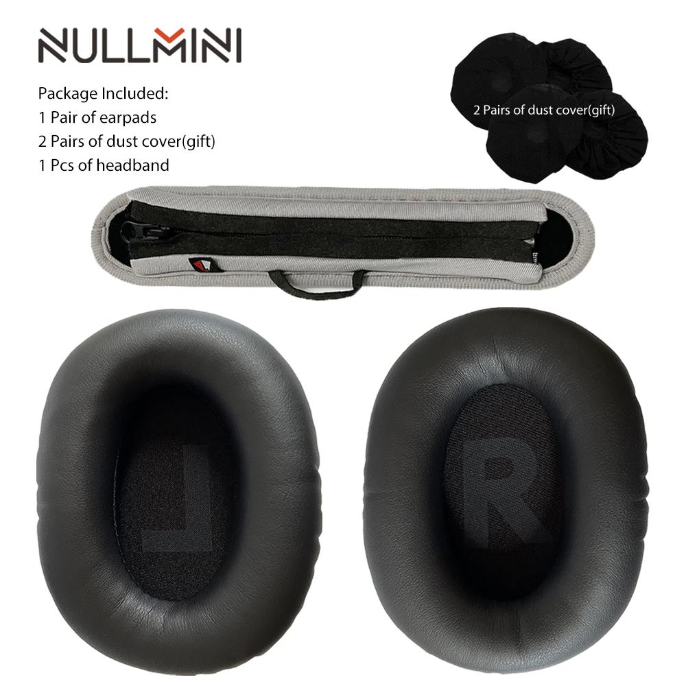 NullMini Replacement Earpads for Redragon H510 Zeus Headphones Sleeve Headband Earphone Earmuff