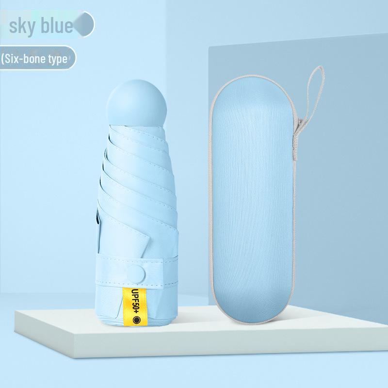 Компактный зонт-держатель для карточек, складывающийся на 60%, — легкий, защищающий от УФ-излучения, для двойного использования на солнце и в дождь