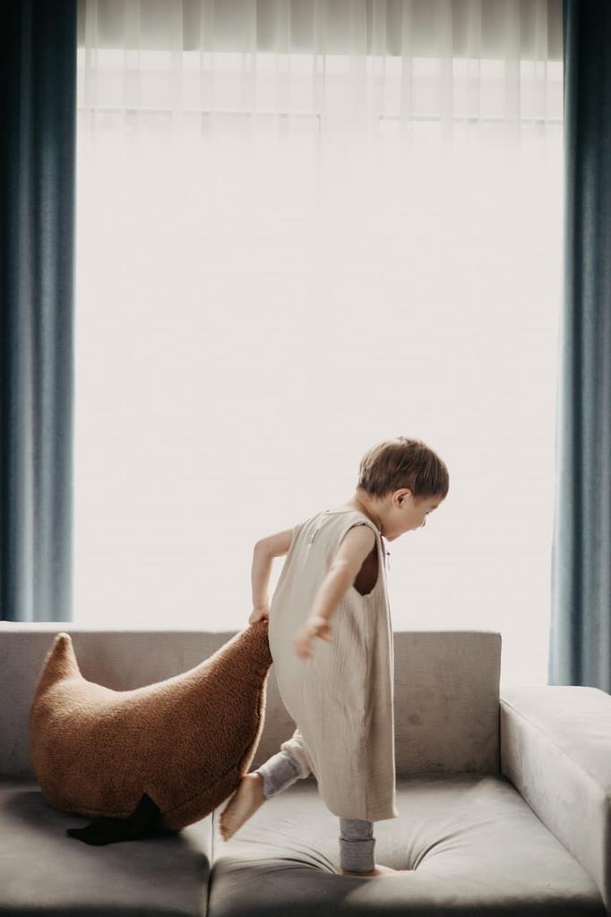 Muslin Footed Sleeping Bag M (3-5 Years) Grey