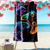 Gamepad Print Beach Towel, Large Soft Quick Dry Towel for Beach Camping Swimming