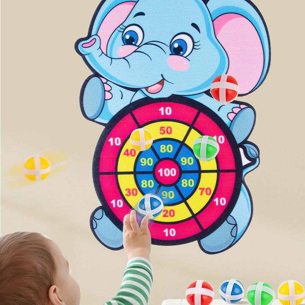 Boys Girls Indoor Throw Dartboard Sticky Ball Toys Kids Gift Target Sports Game Dart Board Game