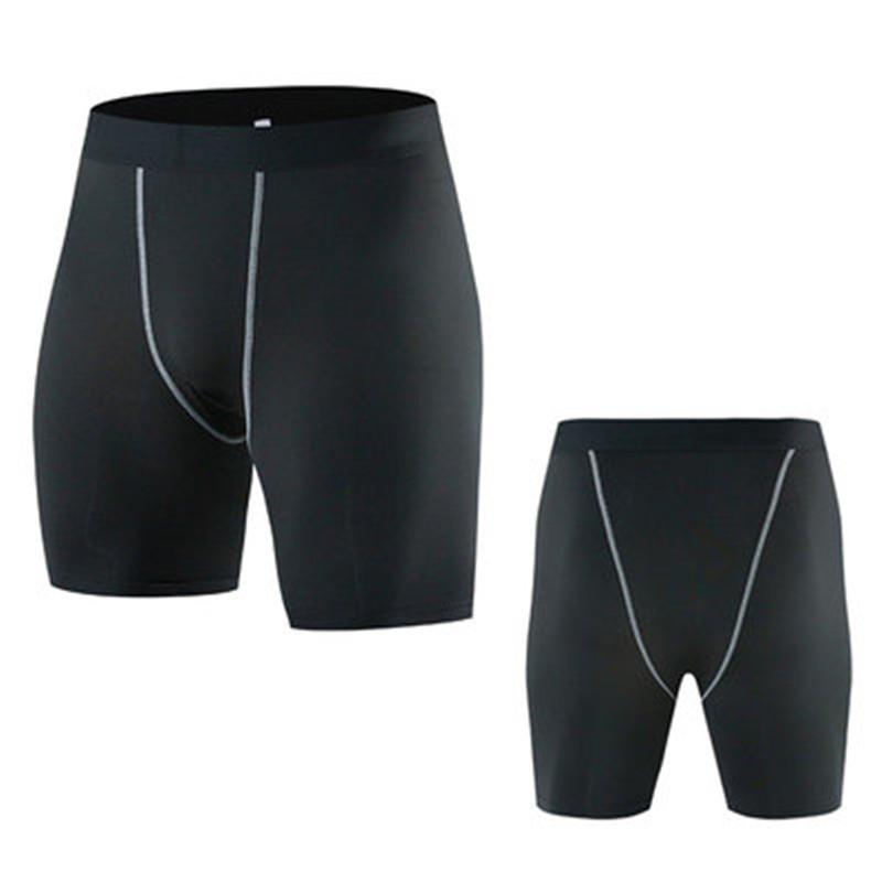 Мужские леггинсы, базовый слой, узкие компрессионные спортивные шорты для тренажерного зала, фитнеса, тренировок, штаны для бега, колготки, баскетбольные шорты