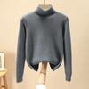 Водолазка свитер женские топы теплый свитер вязаный пуловер топы осень зима уличная одежда джерси трикотаж джемпер