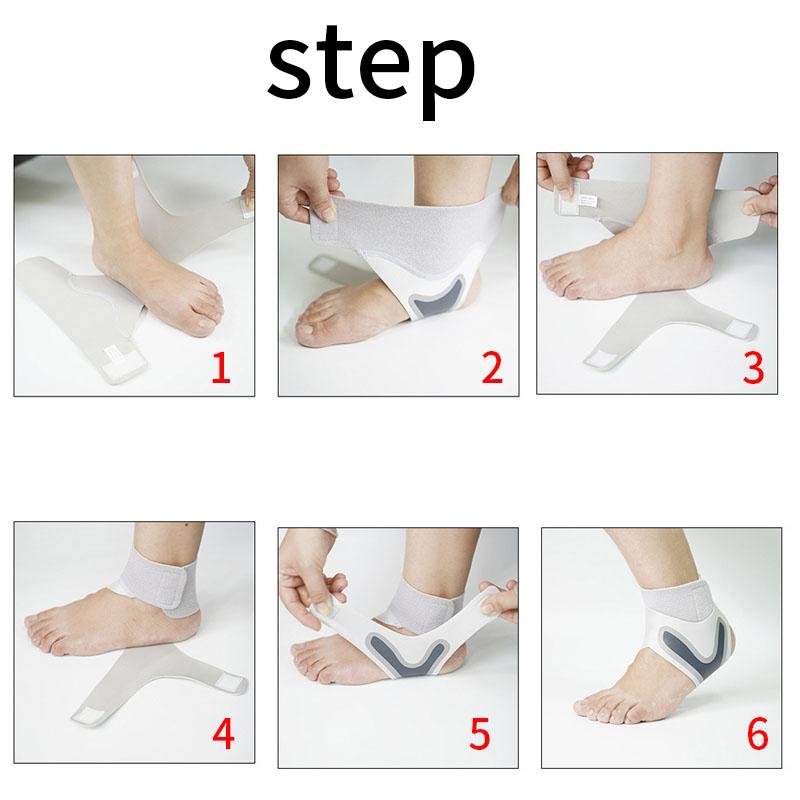 Поддержка лодыжки. Женский спортивный анти-приседание. Мужской баскетбол. Футбол. Бег. Фиксированная повязка на запястье. Восстановление растяжения. Рукав для восстановления лодыжки.(1шт)