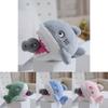 Shark Pullable Adorable Plush Toy Keychain Stress Relief Fun Backpack Pendant