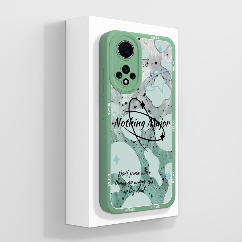 Для Huawei Nova 9 10 11 Pro Y60 Y72 Чехол для телефона Красивые акварельные цветочные узоры Жидкий силикон Защита от падений Премиальная защитная крышка Для Huawei Case