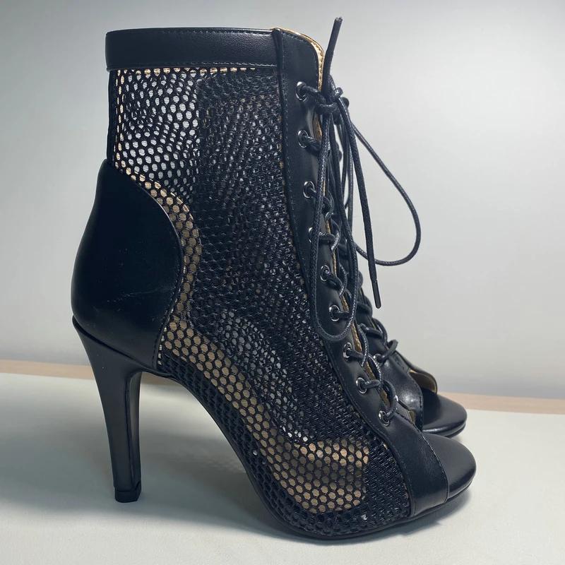 2024 Women's Sandals Fashion Sexy Slim High Heels Elegant Women's Boots and Ankle Boots Summer Ballroom Dance Short Boots Women