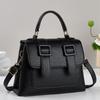 Small Square Pu Handbag With Multiple Inner Compartments For Everyday Use