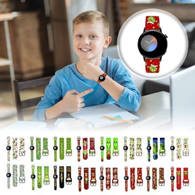 Ремешок для часов с рождественской серией, 20 мм