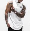 Running Vests with Hooded Mens Cotton Patchwork Mesh Gym Clothing Fitness Tank Tops Bodybuilding Stringer Workout Singlet