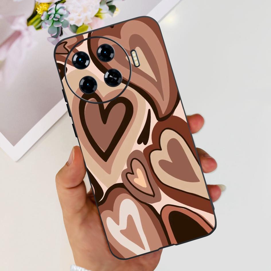 Для Tecno Spark 20 Pro+ KJ7 Чехол 2024 Милое Сердечко Мультяшный Динозавр Ударопрочный Мягкий Чехол Для Tecno Spark 20 Pro Plus Чехол Funda