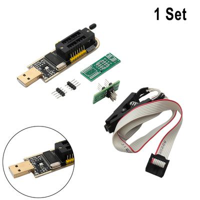USB-программатор USB Flash BIOS серии CH341A 24 25+для чипа SOIC8 SOP8 IC адаптер