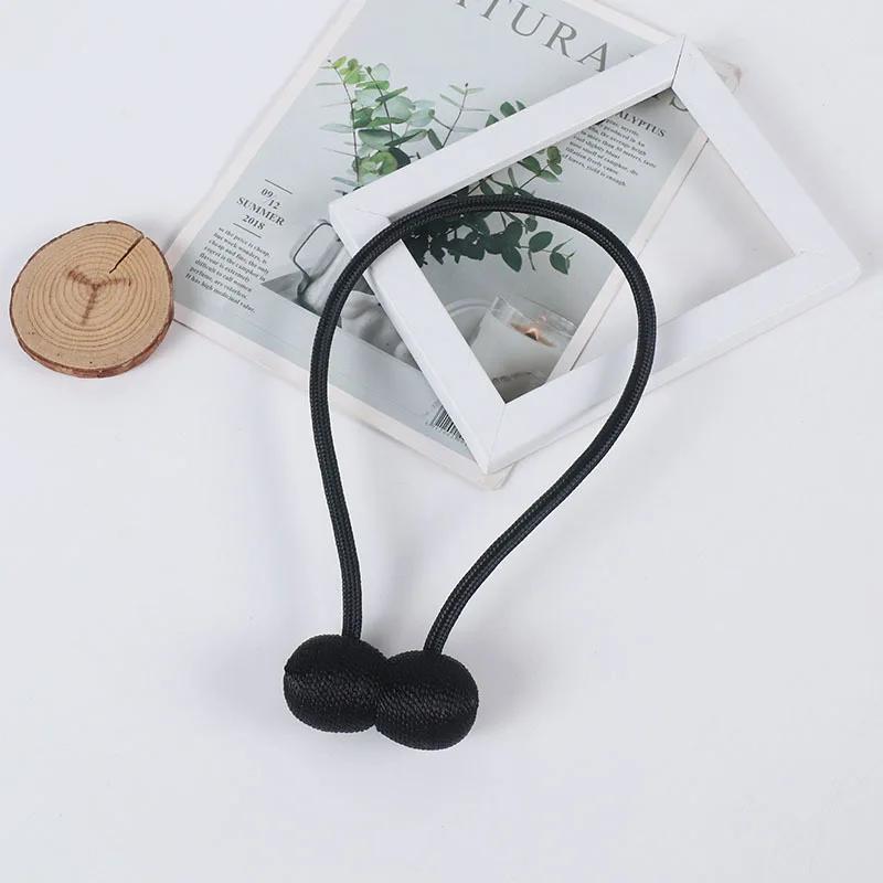 1/2/4 шт. Магнитные подхваты для штор в виде шаров Завязки Вспомогательные стержни Аксессуары Зажимы-пряжки Крючки Держатели Домашний декор