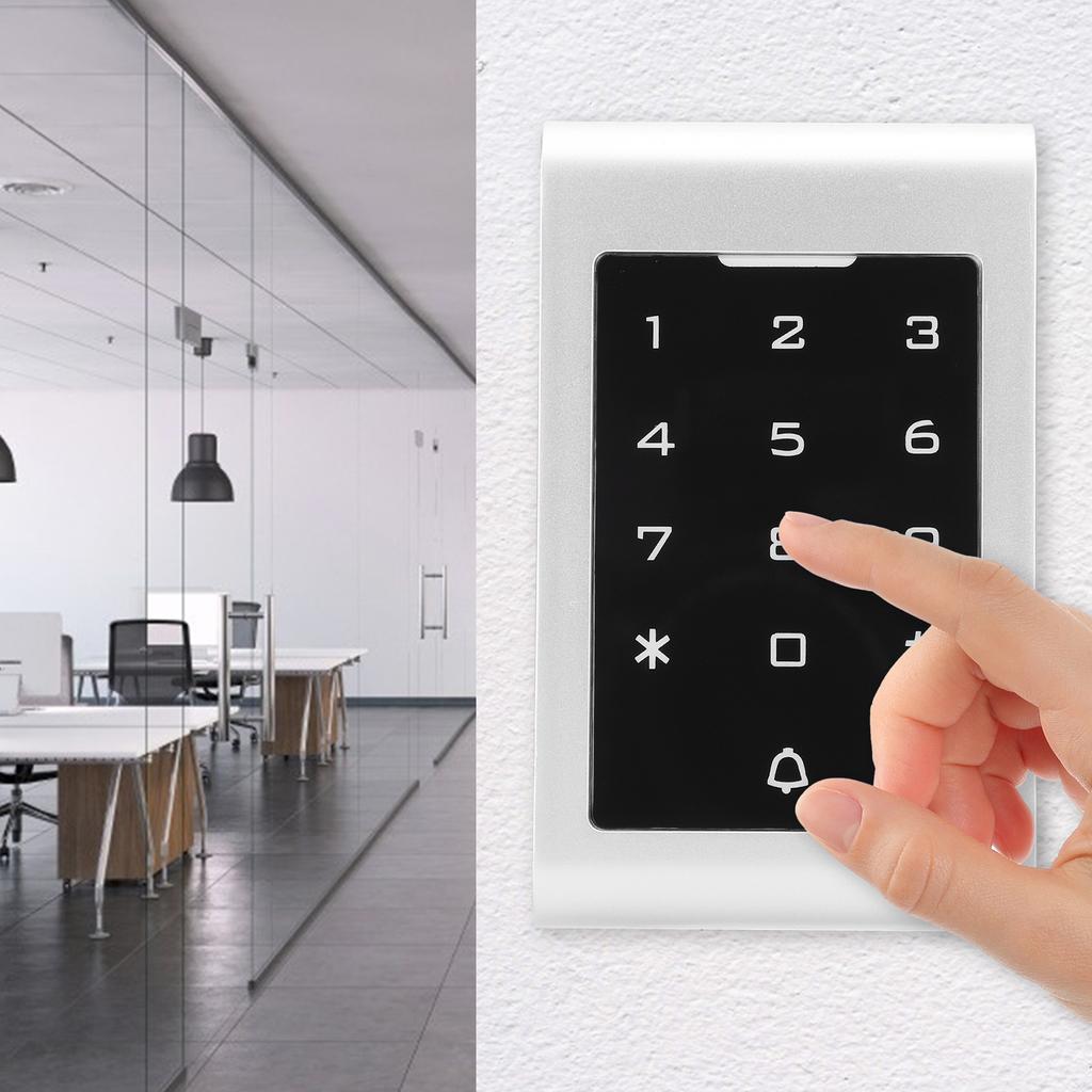 Touch Door Keypad 125KHz Password Card Lock Wiegand26 34 Access Control System 116x76x22mm