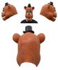 Взрослая латексная маска на голову Five Nights At Freddy's в стиле Фредди Чики Бонни Фокси