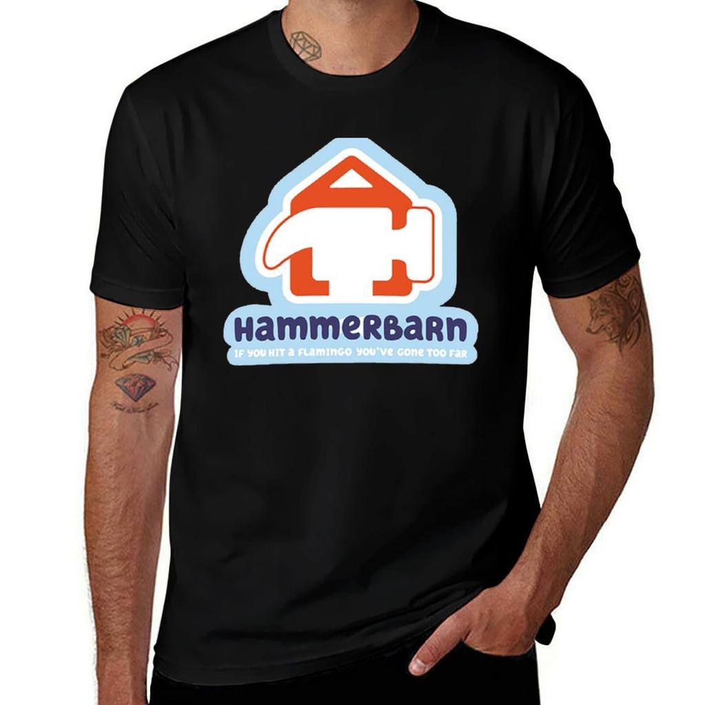 Футболка Hammerbarn новое издание однотонные дизайнерские футболки мужские футболки с принтами аниме