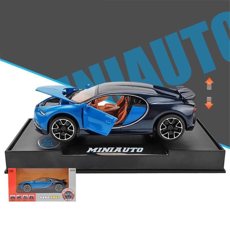 Изысканные Коллекции 132 Модель Сплава Литого Автомобиля Bugatti Gt Со Звуковыми И Световыми Эффектами