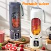 Portable Fruit Juice Blender Small Electric Juicer 12 Blade Head Juicer Cup Mixer Machine Smoothies Blender for Home Kitchen