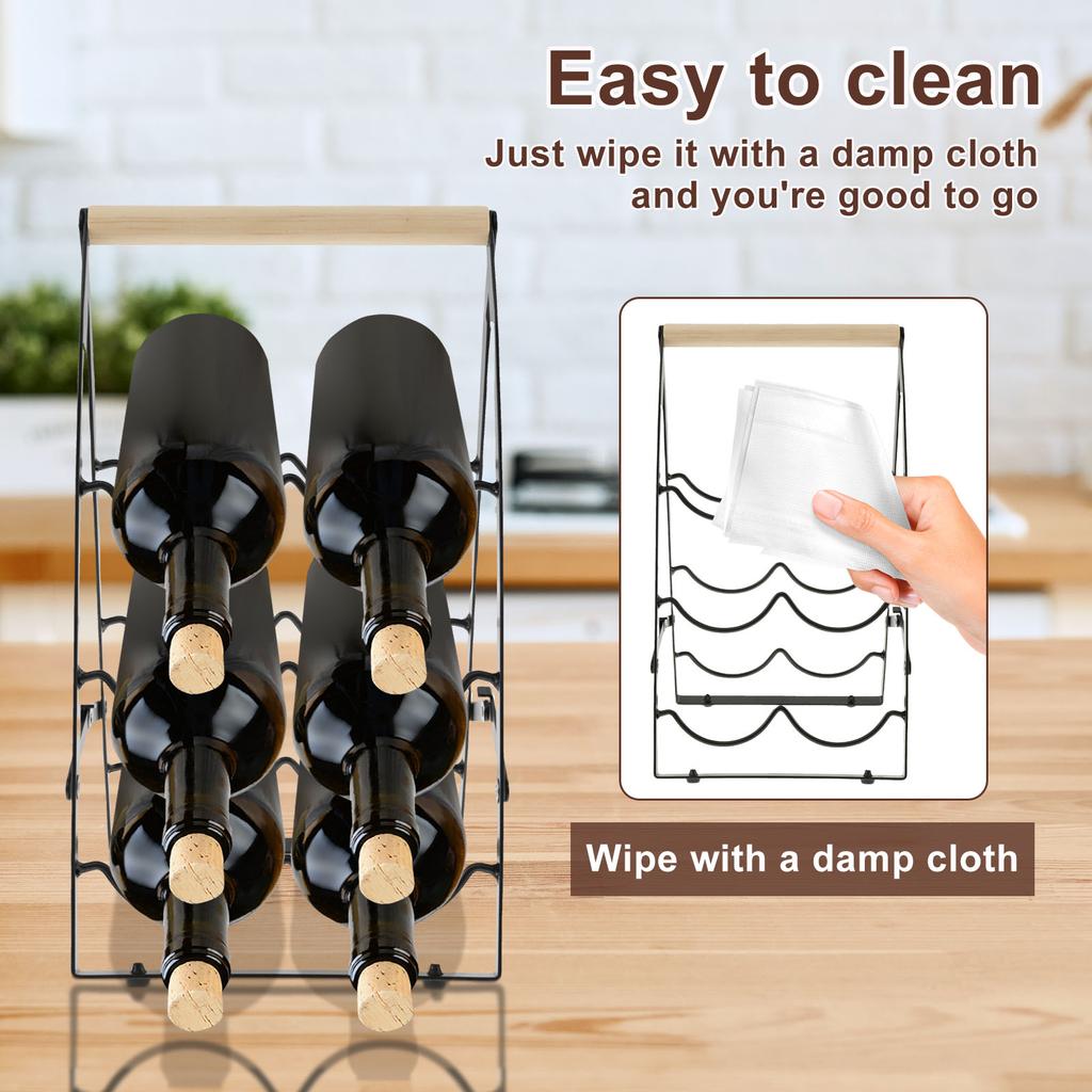 Складная винная стойка, держатели для бутылок, кухонная полка для бутылок с водой, полка для красного вина, кладовая, барная утварь, витрины, подставка для бара