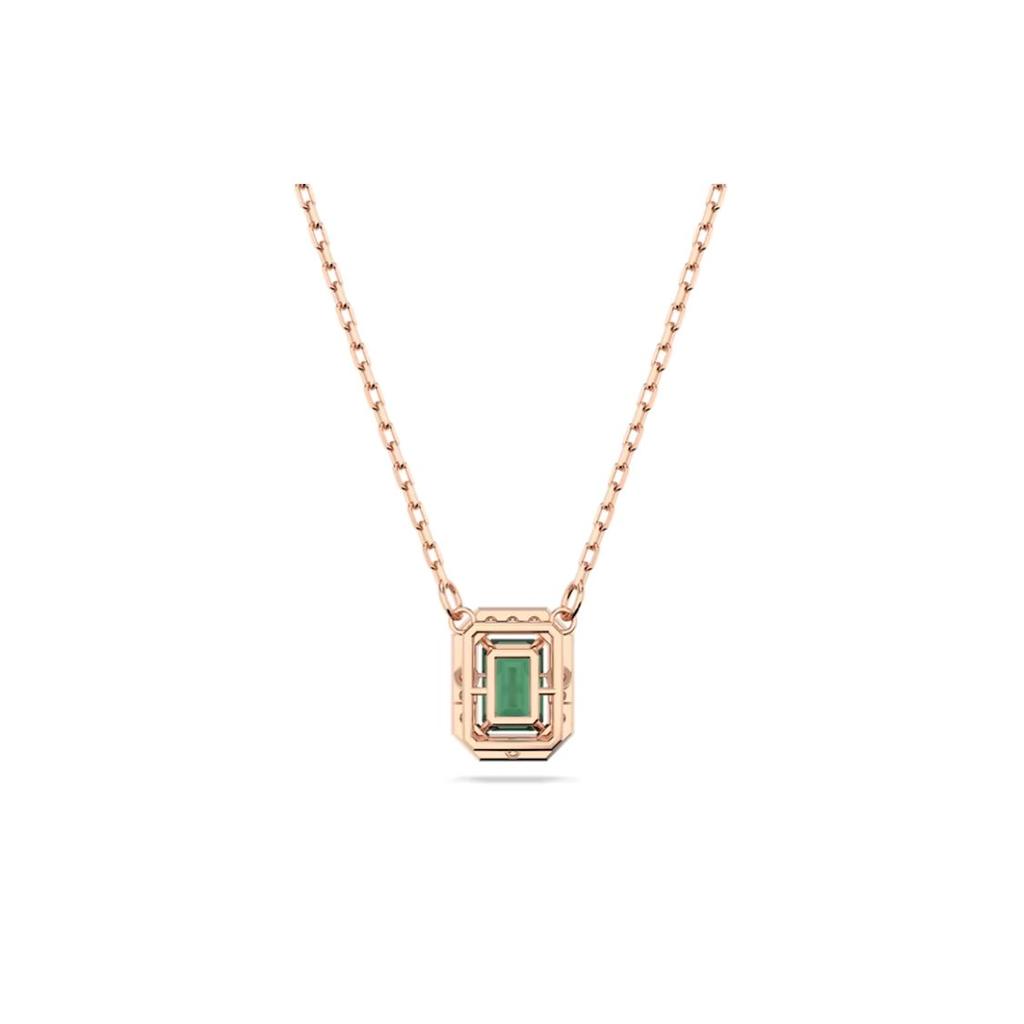 Swarovski Octagonal Cut Rose Gold Plated Necklace Women necklace 5650069