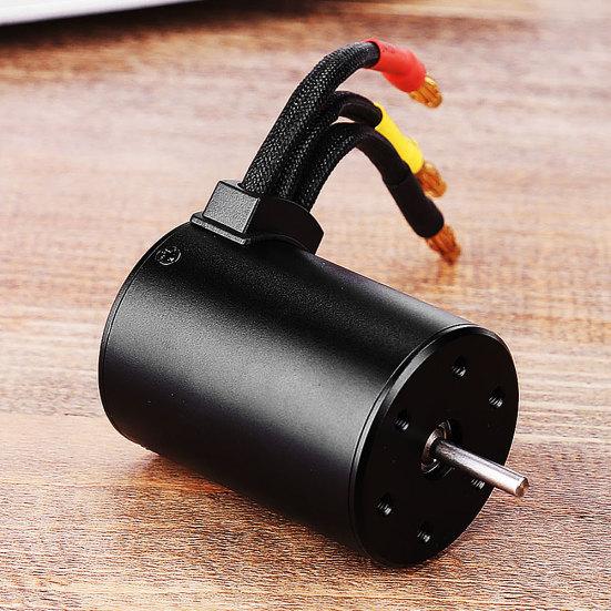 BL3650 3900KV 4 полюса 12 слотов Бесщеточный двигатель с высоким крутящим моментом 1:10 Радиоуправляемых автомобилей-грузовиков