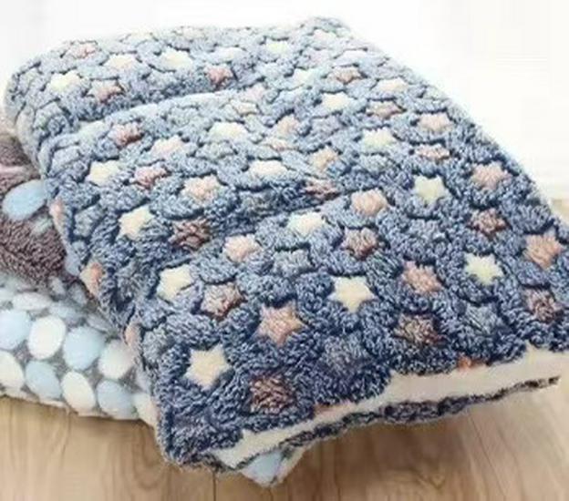 Thick Plush Pet Cushion: Warm Dog & Cat Bed for All Sizes, Ideal for Spring & Winter