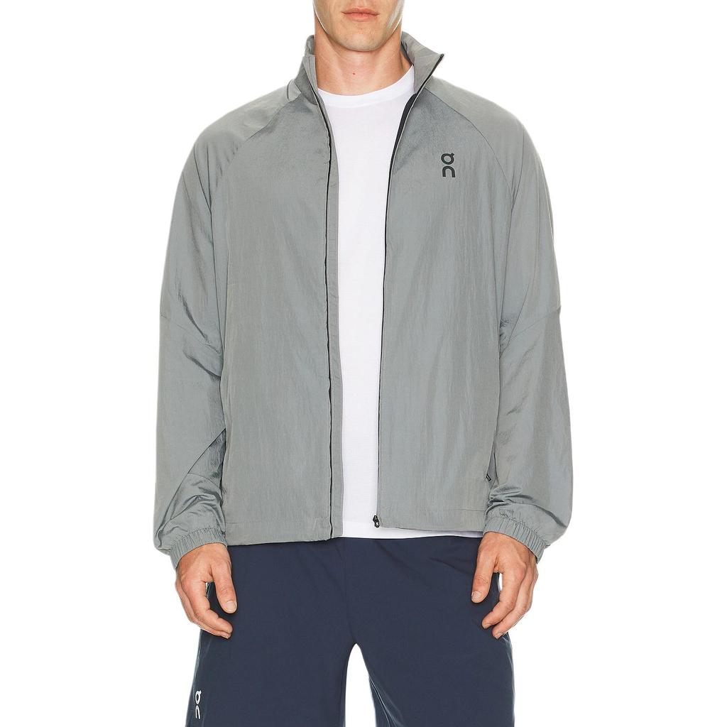 Куртка мужская с логотипом на корте, воротником-стойкой, рукавами реглан и длинными рукавами 1MF10872608