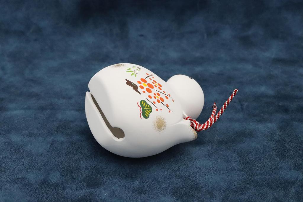 Якуси Килн 2025 год Зодиака Год Удачи Змея из счастливой глины Судзуси, Дизайн Нисики-сай, (Большой колокол) (Включает наклейку)