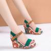 Heeled Sandals Summer Women Elegant Woman Shoes Platform Wedge Designer Womens Luxury Heels Comfortable Women's Fashion Sandal