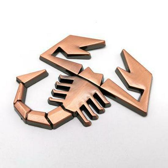 Fiat Scorpion Metallic Car Decals: Hood and Body Stickers for Fun Customization