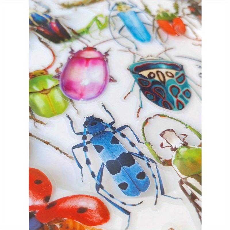 40 листов/упаковка Милые красочные птицы и насекомые Блокнот Декоративные наклейки Декоративные наклейки для скрапбукинга Этикетка Дневник Канцелярские товары Альбом Телефон