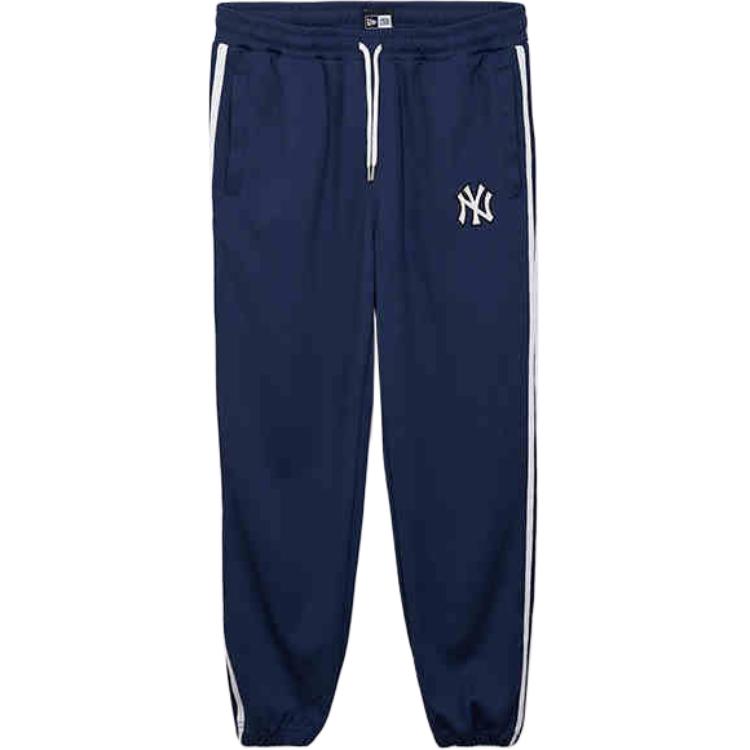 New Era SS25 Функциональная серия MLB Нью-Йорк Янкис Американский Винтаж Свободный крой На шнурке Манжеты Трикотажные Джоггеры Унисекс Джоггеры Темно-синий 14529380
