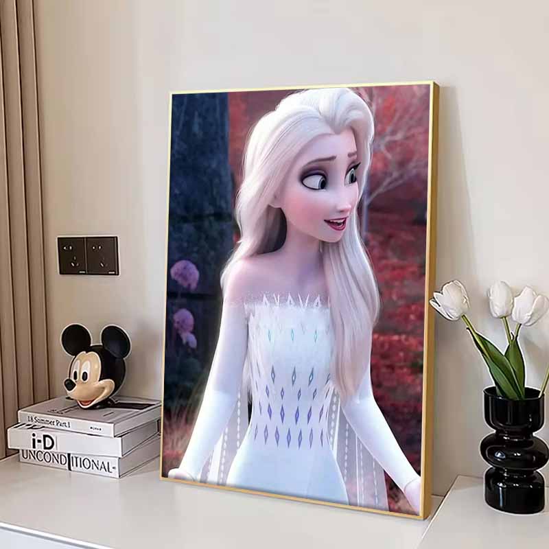Disney Алмазная мозаика Классический образ Эльзы из мультфильма «Холодное сердце» 5D Алмазная живопись Вышивка крестом Декор комнаты