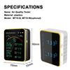 Tuya WiFi15in1 Air Quality Detector Household Portable AQI PM0.3 PM1.0 PM2.5 PM10 CO CO2 TVOC HCHO Tester TFT Display