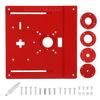 Woodworking Trimming Machine Flip Board Aluminum Alloy Jig Saw Trimmer Router Table Insert Plate