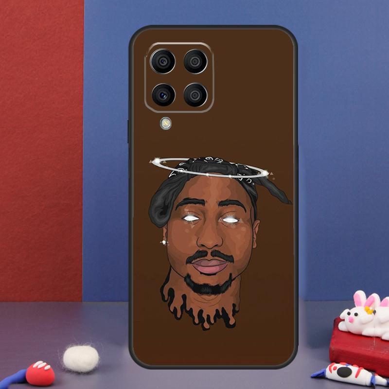 Чехол Tupac 2Pac Shakur для Samsung Galaxy M16 M06 M36 M56 M15 M11 M31 M21 M53 M13 M32 M52 M35 M55 M14 M34 M54